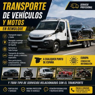 transportes de vehículos a toda españa