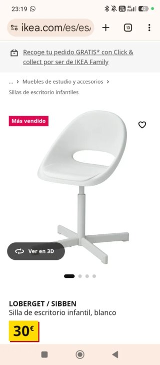 Escritorio Ikea MICKE blanco