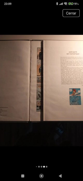 Lote 2 Cómics La Quête de L'oiseau du Temps.
