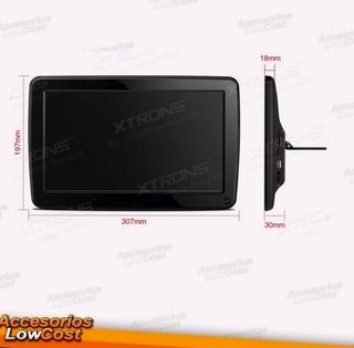 Reproductor multimedia portátil para reposacabeza