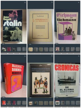 NOVEDADES Lote libros historia, biografías, novela