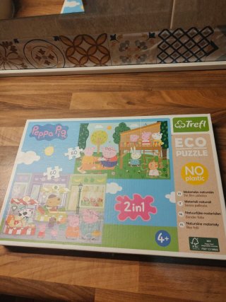 Puzzle Peppa Pig 2 en 1 Trefl Eco