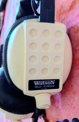 Auriculares Vintage Watson KH9020 Beige/Negro