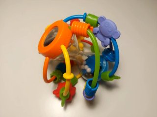 Juguetes para bebé y mordedor de silicona