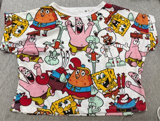 Crop top Bob Esponja