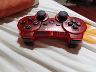 Mando PS3 original - Rojo Transparente