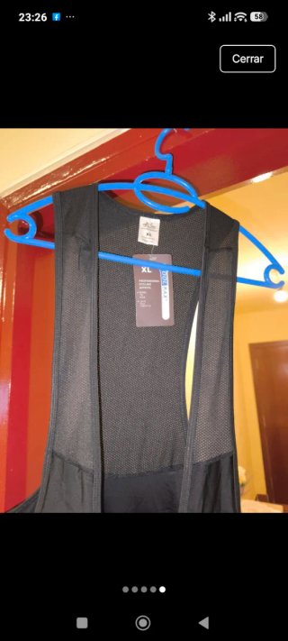 Mono de ciclismo negro XL