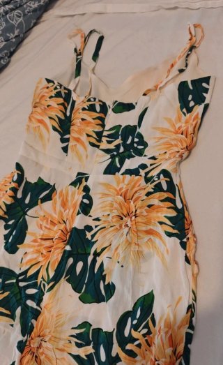 Mono fluido estampado floral