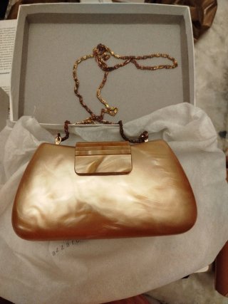 Bolso de fiesta nacarado Azzar