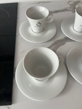 Set 6 Tazas Café Porcelana
