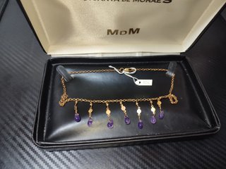 Collar MdM Amatista y Oro