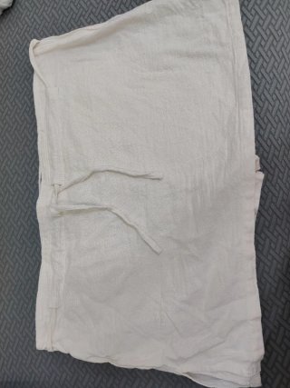 Falda-Short Lino beige xxxl
