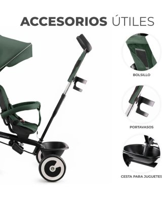 Triciclo evolutivo Kinderkraft verde