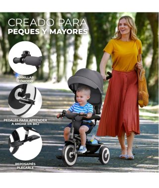 Triciclo evolutivo Kinderkraft verde