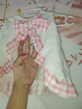 Conjunto bebé 12 meses: vestido y braguita