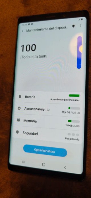 Samsung Galaxy Note 9 Telefono e Scatola