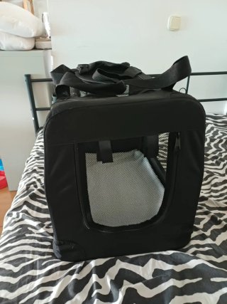 Transportín para perros.