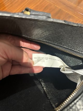 Bolso Zara Piel Negro Grande