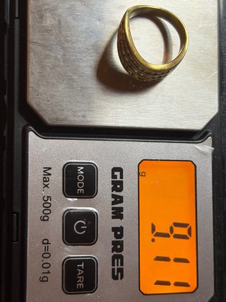 Anello oro 750 con diamantini testati