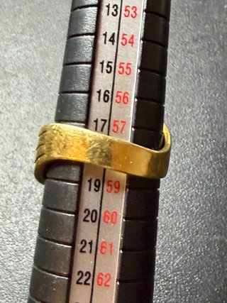 Anello oro 750 con diamantini testati
