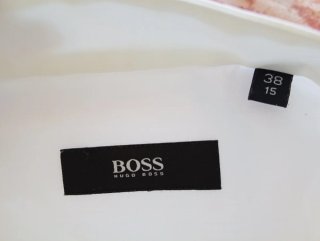 Camisa de vestir BOSS blanca