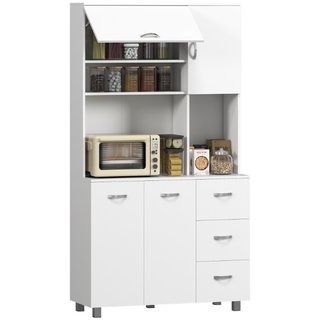 Credenza da Cucina Moderna con Cassetti, Armadiett
