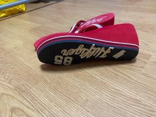 Sandalias cuña Tommy Hilfiger rojas