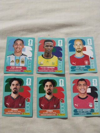 Cartas Mundial 2026 - Nahuel Molina, Vitinha, etc.