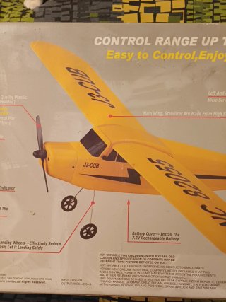 Avión J3-CUB Ready-To-Fly VectorZone
