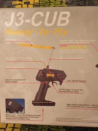 Avión J3-CUB Ready-To-Fly VectorZone
