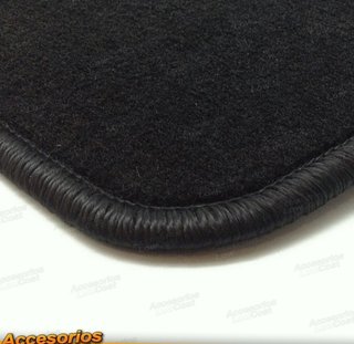 ALFOMBRILLAS IBIZA 6L SIN LOGO RIBETE NEGRO