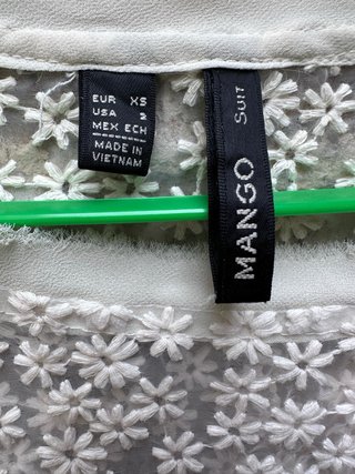 Camiseta gasa flores Mango
