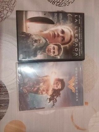 DVD La Llegada y Wonder Woman
