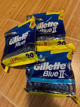 Gillette Blue II Plus - Pack 15+5 Afeitado