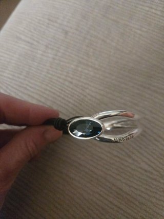 Pulsera UNOde50 azul y plata