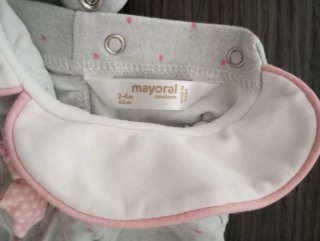 Pelele bebé niña Mayoral verano