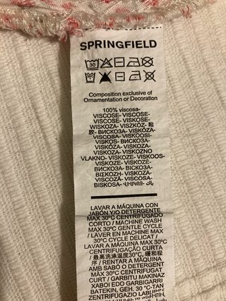 Vestido Springfield floral 44
