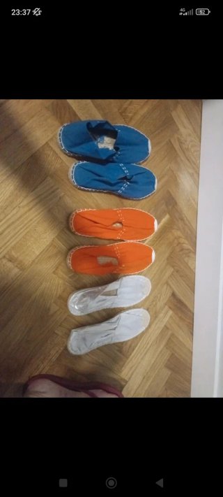 Alpargatas de tela varios colores