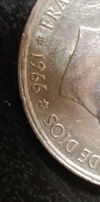 Lotto di 3 monete d'argento da 100 pesetas di Franco
