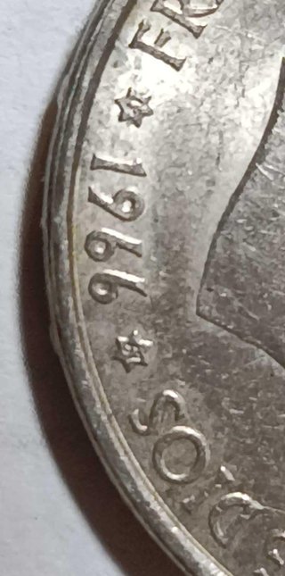 Lotto di 3 monete d'argento da 100 pesetas di Franco