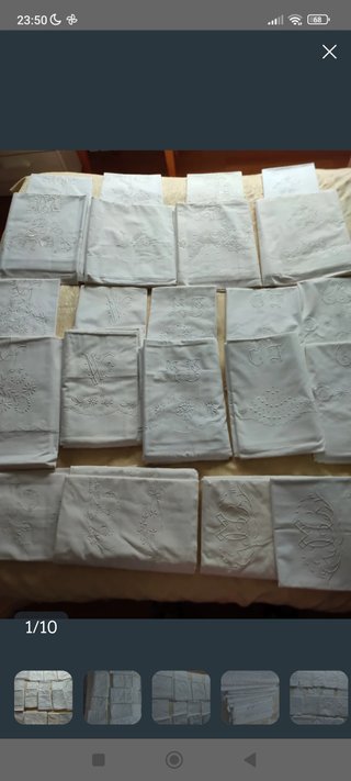 Lote 4 Juegos Sábanas Algodón