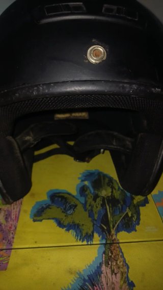 Casco Moto Negro Semi Nuevo