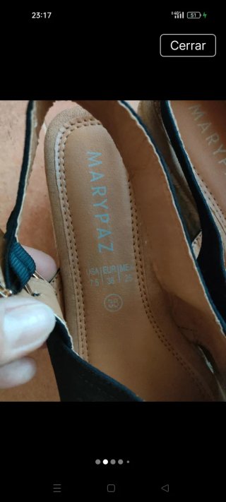 Sandalias Marypaz Plataforma Talla 38