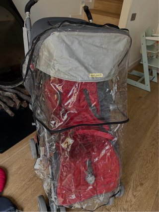Maclaren Cochecito Silla Paseo Roja y Gris