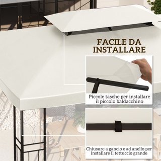 Copertura per Gazebo da Giardino Tetto Sostitutivo