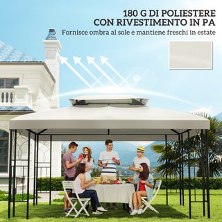 Copertura per Gazebo da Giardino Tetto Sostitutivo