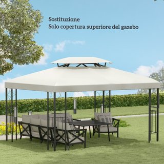 Copertura per Gazebo da Giardino Tetto Sostitutivo