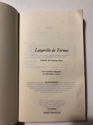 Lazarillo de Tormes (Letras Hispánicas) (Spanis...