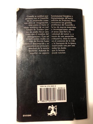 Lazarillo de Tormes (Letras Hispánicas) (Spanis...