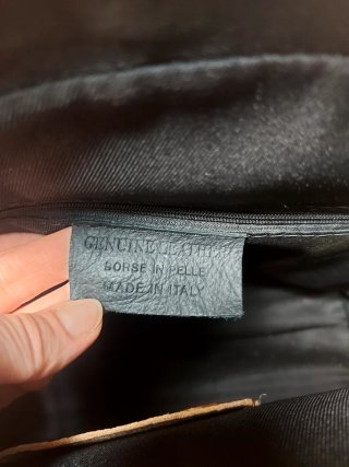 Bolso Cuero Natural Marrón Genuine Leather